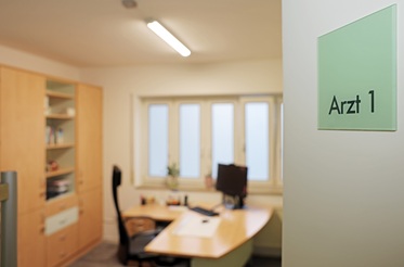 Arztzimmer der Gemeinschaftspraxis Mainz Weisenau