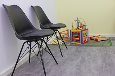 Wartezimmer der Gemeinschaftspraxis Mainz Weisenau